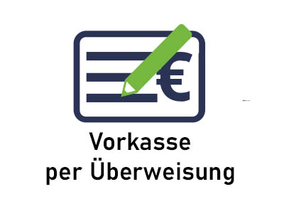 Vorkasse per Banküberweisung